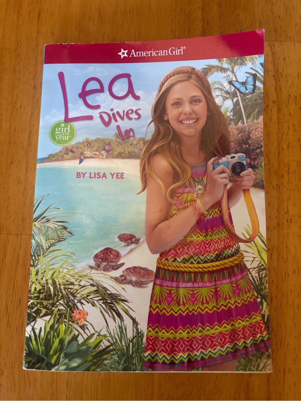 American Girl "Lea Dives In" Book